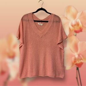 Zenana Light Pink Knit Top
